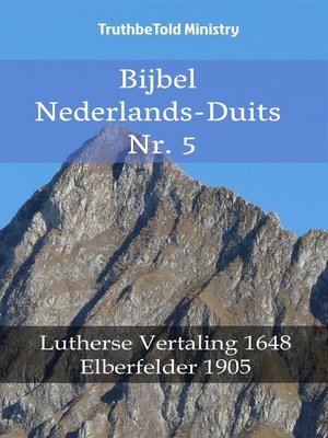 cover image of Bijbel Nederlands-Duits Nr. 5